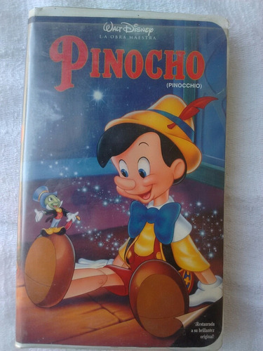 Pinocho Película Disney Vhs