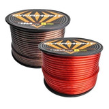 Cable Potencia 4ga 100% Cobre! Dynamont P/ Kit X Metro