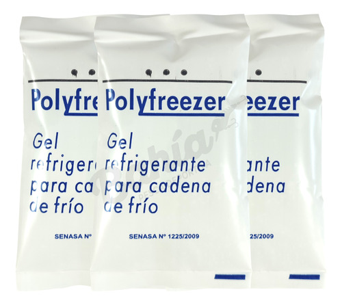 Gel Refrigerante Sachet Polyfreezer 150 Gr X 3 Unidades
