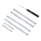 6 Pcs Power Switch Touch Pad Ribbon Flex Cable Tool Replace.