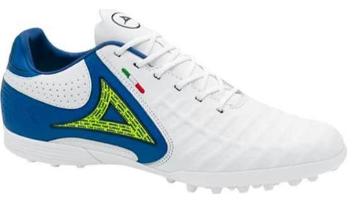 Tenis Deportivo Futbol Turf Pirma 3043 Blanco Hombre