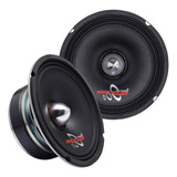 Par Woofer Medio Hard Power 6 Pulgadas 250w Rms 4 Ohms 250mb