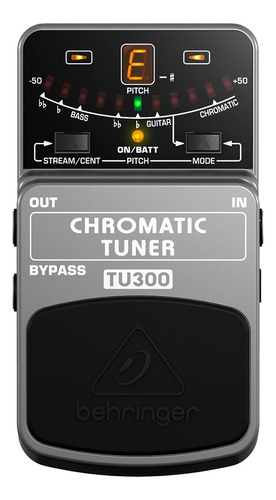 Pedal Afinador Cromático Para Guitarra Behringer Tu300