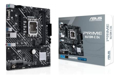 Mother Asus Prime H610m-e D4 Lga 1700 Intel 12th Gen Matx Pc