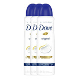 Kit 3 Desodorante Dove Feminino Original 72h 150ml