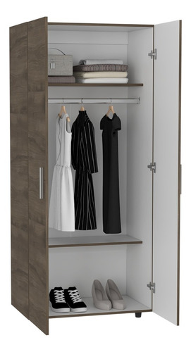 Closet Hogar 180 X 80 X 48 Rta Bellota + Blanco