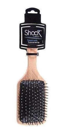 Cepillo Shock De Madera Paleta Punta Revestida X1und