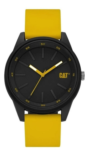 Reloj Caterpillar Pulsera Analogico Bicolor Amarillo/negro