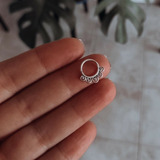 Argollita Hindú Septum 9 Mm Plata 925