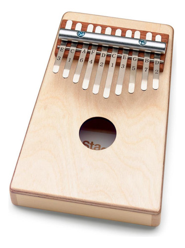 Kalimba Stagg Kali-kid10-n Natural De 10 Notas