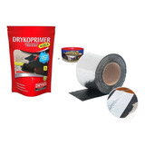 Dryko Manta Asfaltica Aluminio Para Telhado Laje 10cm X 10mts Com Primer