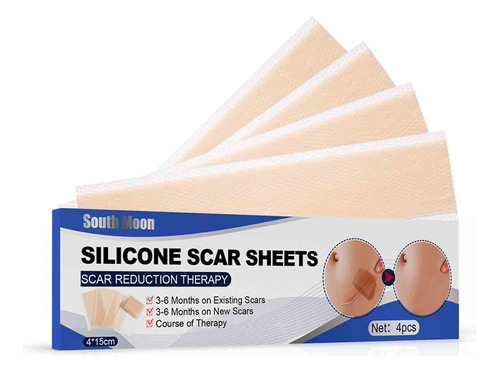 Gel De Silicona Para Cubrir Cicatrices, Color Piel, Parche E