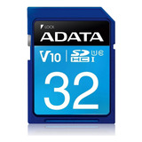 Adata Memoria Sd 32gb Uhs-i Clase 10 Celulares 50mb/s