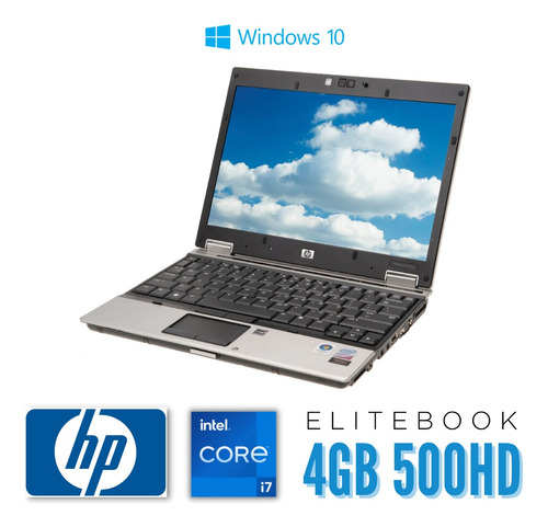 Notebook Elitebook Hp 2540p I7 - 4gb 500hd - Windows 10