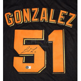 Jersey Autografiado Luis Gonzalez San Francisco Giants Mlb