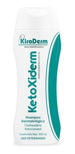 Kit De 2 Ketoxiderm Shampoo Dermatológico 350ml Clorhexidina