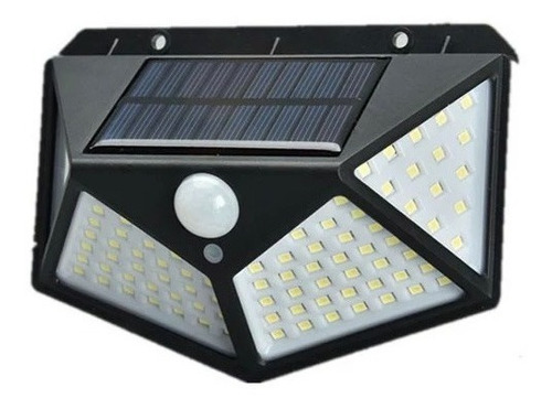 Lampara Solar 100 Led Recargable Luz Solar Sensor Movimiento