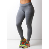 Calça Legging Fitness Suplex Lisa Academia Musculação