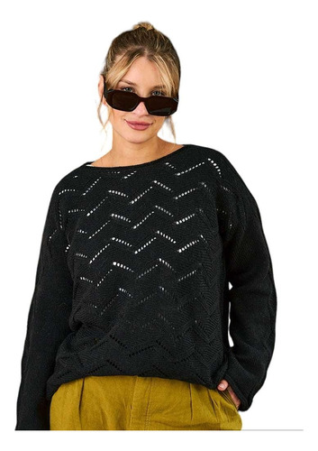 Sweater Calado Oversize Zorzal. Mauro Sergio