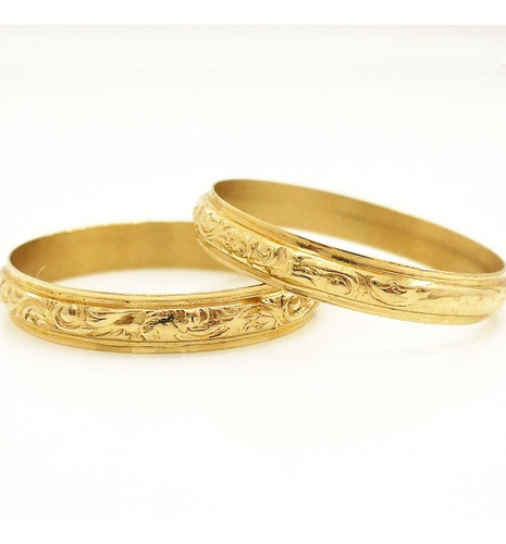 Alianzas Oro 18k 4 Grs El Par -anillos Compromiso-casamiento