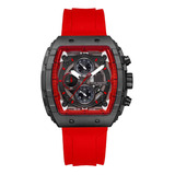 Reloj G-force Original H3996g Cronografo Rojo + Estuche