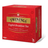 Té English Breakfast Twinings Caja X 100g (50 Bolsitas)