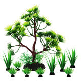 Pietypet Decoraciones De Plantas De Pecera, 10 Plantas Artif