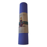 Mat De Yoga Tpe 183 X 60cm Grosor 6mm Violeta Claro Y Oscuro