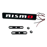 Emblema De Parrilla Nissan Nismo Con Luz Led Estilo Jdm