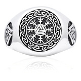 Anillo Vikingo Valknut Hombre Style Caballero Moda 2022