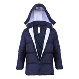 Campera Inflable Hombre Farenheite Roux Azul