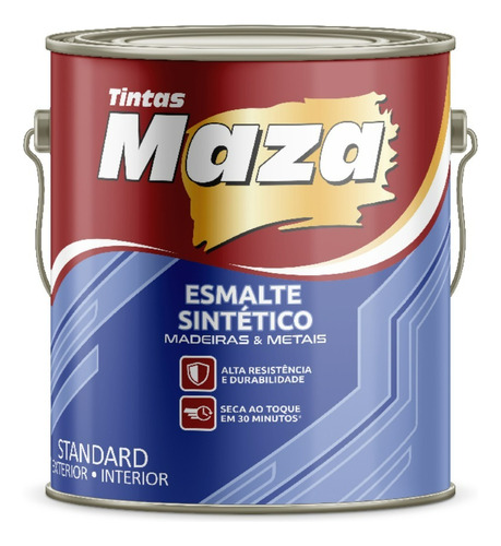 Tinta Portao Esmalte Sintetico Brilhante Cores 3,6 L Maza Cor Verde Colonial