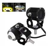 Par Luces Led Auxiliares Faros De Lupa Para Auto Moto 60w