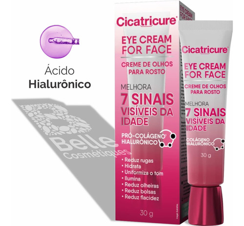 Cicatricure Creme Para Olhos E Rosto Eye Cream For Face 30g