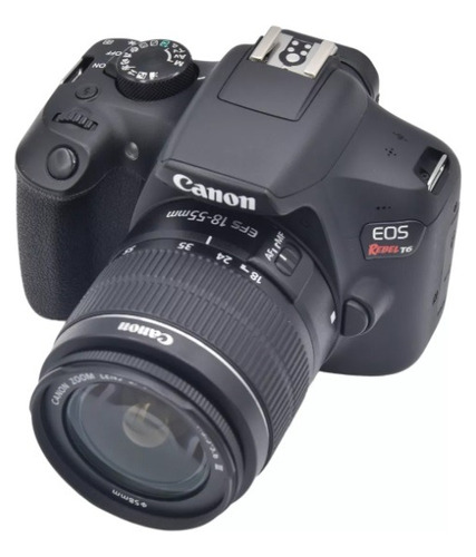  Canon Eos Rebel T6 18-55mm Is Ii Kit Dslr Color  Negro