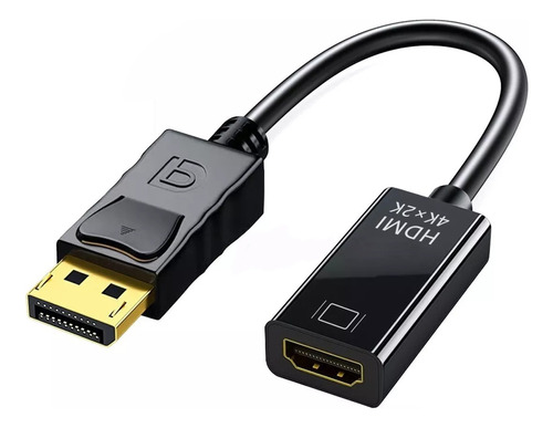 Adaptador Displayport Dp A Hdmi, 4k Macho A Hembra