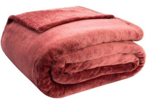 Cobertor Velour Solteiro 1,50x2,20 Neo Clássico Camesa Vinho