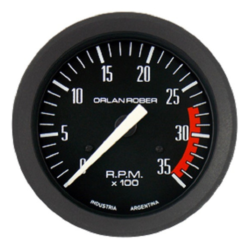 Reloj Tacometro Diesel 3.500 Rpm Negro Diametro: 80mm