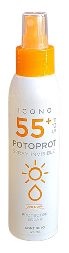 Protector Solar Spray Invisible 55 Fps Fotoprot Icono 125 Ml