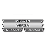 Embellecedores De Estribos Interior Autos Nissan Versa Neg 