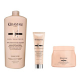 Kerastase Curl Manifesto 3 Produtos Profissional 