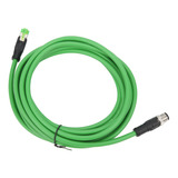 Cable Ethernet Industrial M12 A Rj45 Ip67 A Prueba De Agua