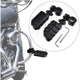 Posapies Defensa De Moto Universales Negro Mate  25,32,34 Mm