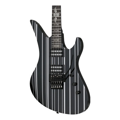 Schecter Synyster Standard Guitarra Electrica Negra Plata | Meses sin interés