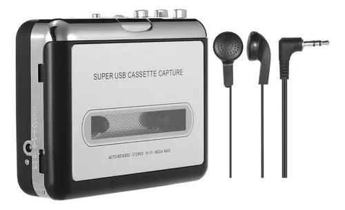 Convertidor De Cassette Walkman A Usb Formato Mp3 Audio Mp3