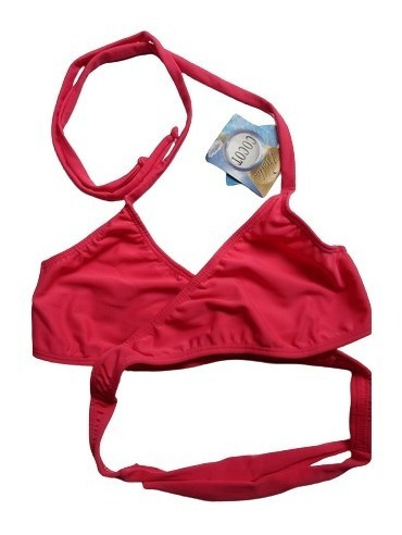 Corpiño Triangulo Cruzado Liso Bikini Malla Cocot - 12598