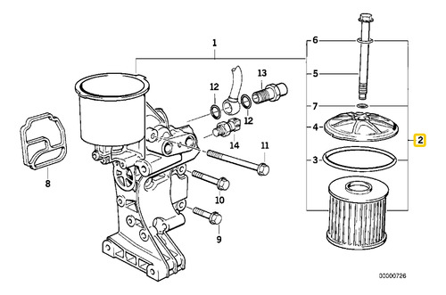 Filtro De Aceite Para Bmw X5 E53 3.0i M54 Foto 2