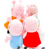 Peluche Peppa Pig Familia: George, Papa ,mama ,peppa Pig.