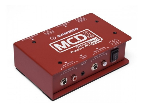 Caja Directa Estereo Pasiva Samson Mcd2 Entradas Plug/rca