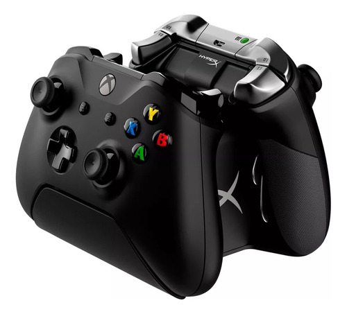 Base Carregador De Controle Xbox One Hyperx Chargeplay Para Dois Controles